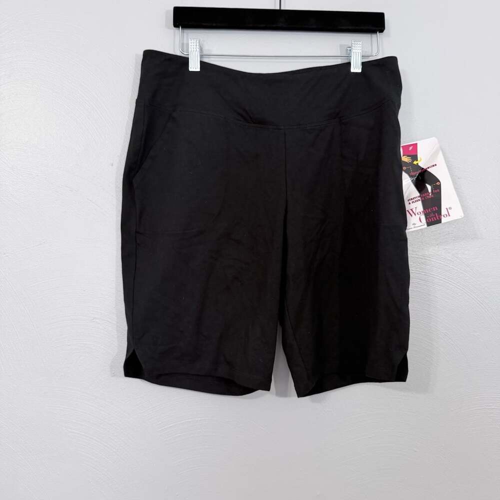 Wicked by Women with Control Shorts Size L Black Pull-On Active